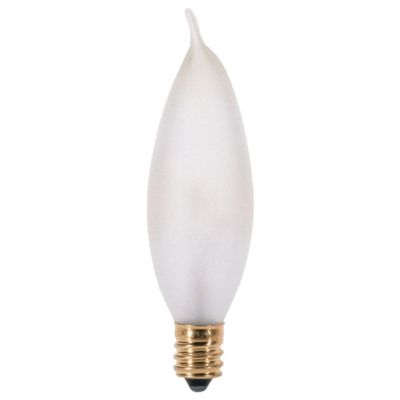 15W 120V CA8 E12 Frosted Bulb by SATCO Lighting - Starlight Lighting USA and Canada